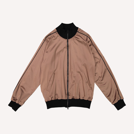 Track Jacket + Black Piping // Gold (S)