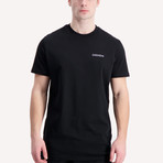 Classic Fit Casanova Digital Print Crewneck T-Shirt // Black (L)