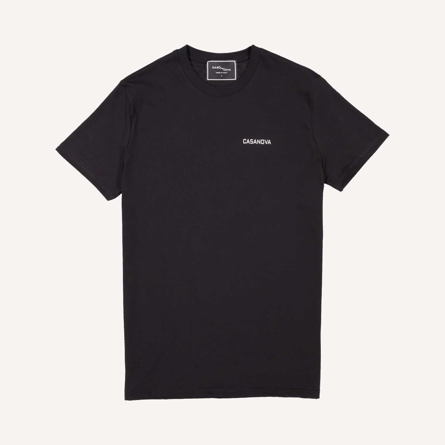 Classic Fit Casanova Digital Print Crewneck T-Shirt // Black (S ...