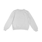 Amiri // 'LOVE ME' Crew Neck Sweatshirt // White (XS)