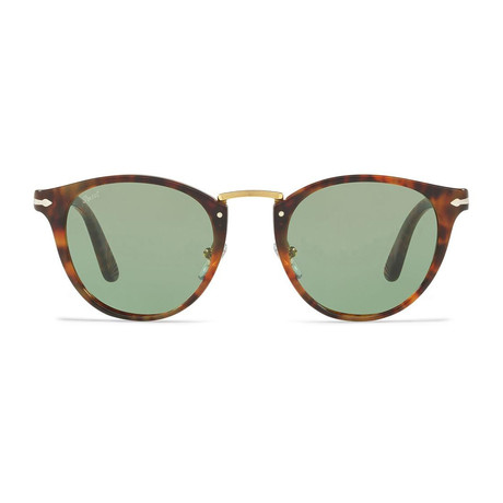 Acetate + Metal Sunglasses // Havana + Green
