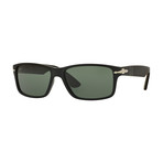 Square Sunglasses // Black + Gray Polarized