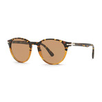 Classic Round Sunglasses // Tortoise + Camel + Brown