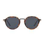 Round Combo Evolution Sunglasses // Tortoise Brown + Gray