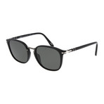 Rectangle Combo Evolution Sunglasses // Black + Gray Polarized