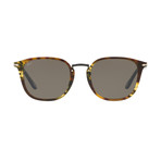 Rectangle Combo Evolution Sunglasses // Tortoise Green + Brown + Gray