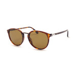 Persol Men's Typewritten Edition 3210 Sunglasses // Havana + Polarized Brown