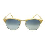Clubmaster Sunglasses // Ivory + Blue