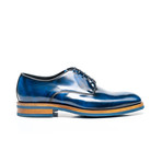 Pertini Plain Toe Derby // Blue (Euro: 46)