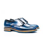 Pertini Plain Toe Derby // Blue (Euro: 46)
