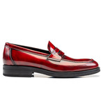 Uliassi Penny Loafer // Polished Red (Euro: 45)