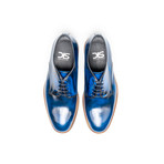 Pertini Plain Toe Derby // Blue (Euro: 46)