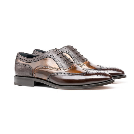 Fred Wingtip Oxford // Brown (Euro: 40)