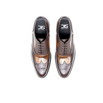 Fred Wingtip Oxford // Brown (Euro: 47)
