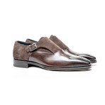 Augusto Exclusive Buckle Loafer // Brown (Euro: 48)