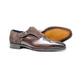 Augusto Exclusive Buckle Loafer // Brown (Euro: 48)