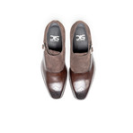 Augusto Exclusive Buckle Loafer // Brown (Euro: 48)