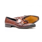 Nerone Exclusive Fringe Loafer // Brown (Euro: 45)