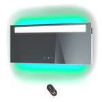 Icon LED Mirror // Dimmer + Bluetooth + Chromo Therapy + Defogger // 60"L x 30"W