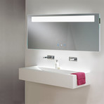 Icon LED Mirror // Dimmer + Bluetooth + Chromo Therapy + Defogger // 60"L x 30"W