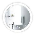 Sol Round Backlit Mirror // 22" Diameter