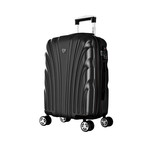 Vortex 3-Piece Hardcase Luggage Set (Black)