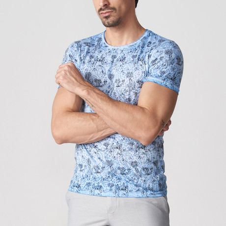 Meadow Pattern T-Shirt // Blue (S)