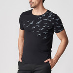 Flock T-Shirt // Black (M)