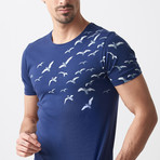Flock T-Shirt // Dark Blue (S)