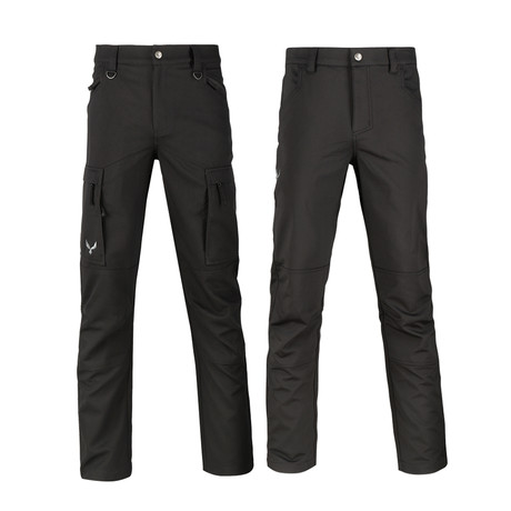 Phantom Heavy Weight Tactical Pants + Kaos Medium Weight Pants // 2-Pack // Black (32WX32L)