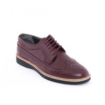 Mirac Casual Dress Shoes // Burgundy (Euro: 39)