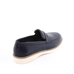 Baris Casual Dress Shoes // Navy (Euro: 39)