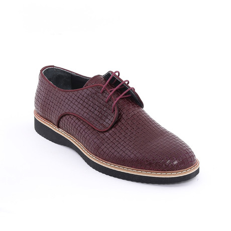 Kiral Casual Dress Shoes // Burgundy (Euro: 39)