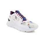 Carrara Lace-Up // White + Red + Blue (US: 10.5)