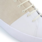 Carda Hi Sneaker // Beige + White (US: 11)