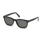 Zegna // Men's Classic Sunglasses // Black + Gray