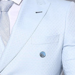 James 3-Piece Slim-Fit Suit // Light Blue (Euro: 50)