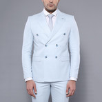 James 3-Piece Slim-Fit Suit // Light Blue (Euro: 44)