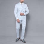 James 3-Piece Slim-Fit Suit // Light Blue (Euro: 48)