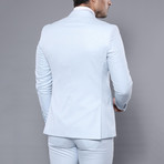 James 3-Piece Slim-Fit Suit // Light Blue (Euro: 42)