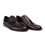 Varick Textured Classical Shoes // Brown (Euro: 43)