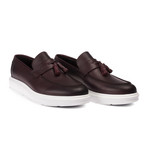 Chaim Loafer Moccasin Shoes // Claret Red (Euro: 44)