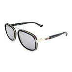 Invincibile TL601 S03 Sunglasses // Black + Silver