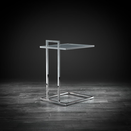 Cronis End Table // Silver