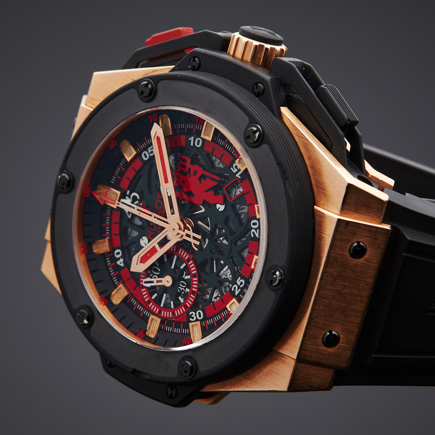 Hublot King Power Manchester United Chronograph Automatic // 716.OM