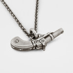 Gun Pendant // Sterling Silver