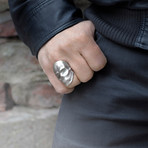 "Phantom" Skull Ring // Sterling Silver (Size 8)