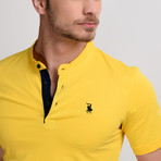 Christopher Collarless Polo // Yellow (Large)