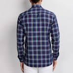Aaron Button-Up Shirt // Dark Blue (Small)