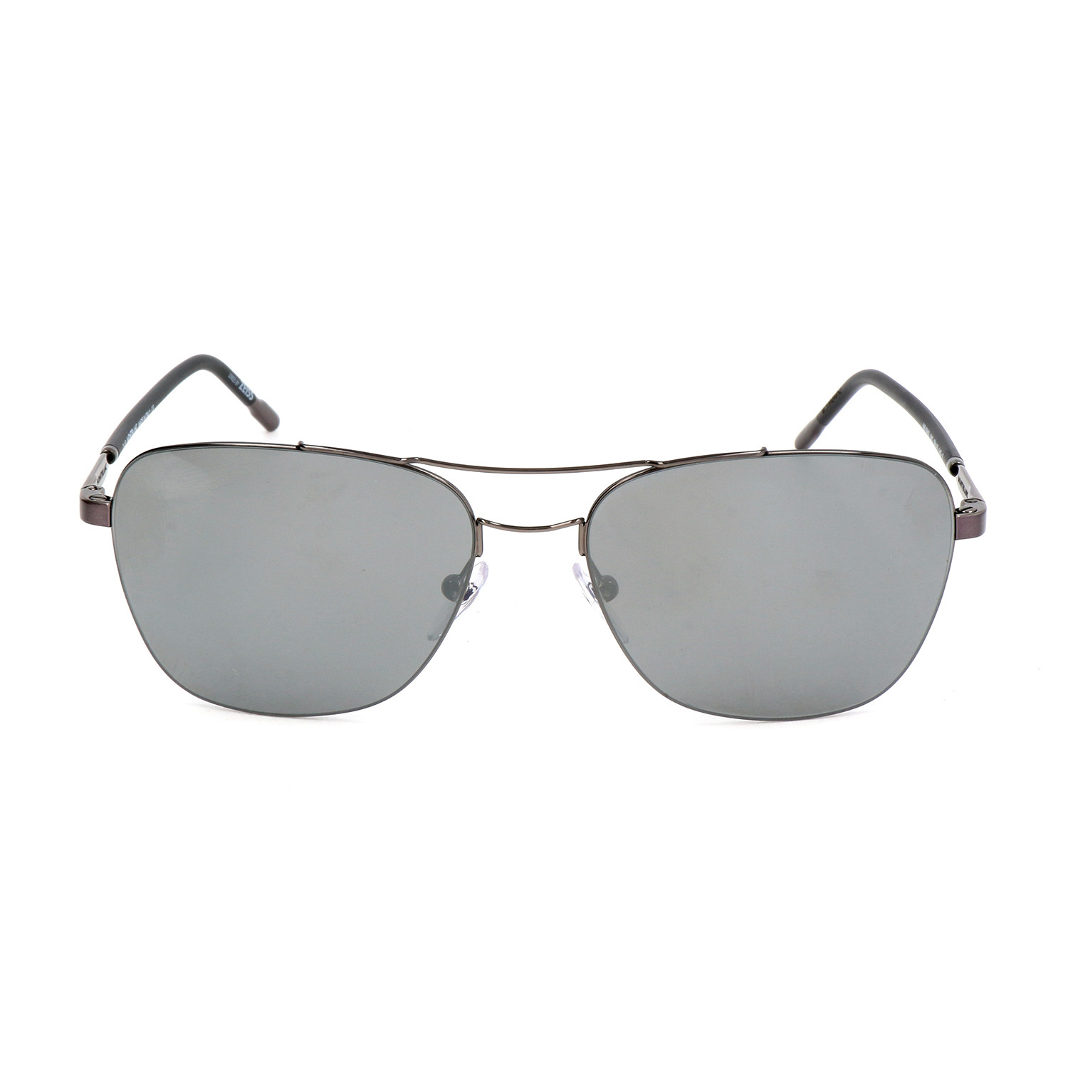 MB696S 08C Sunglasses // Shiny Gunmetal - Montblanc - Touch of Modern